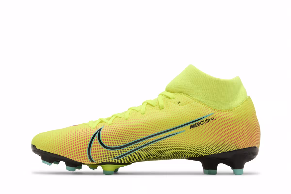 Nike Mercurial Superfly 7 Academy MDS MG Lemon Venom Aurora, view 4