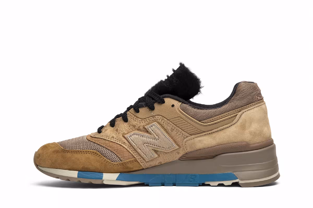 Kith x nonnative x New Balance 997 Dune, view 4