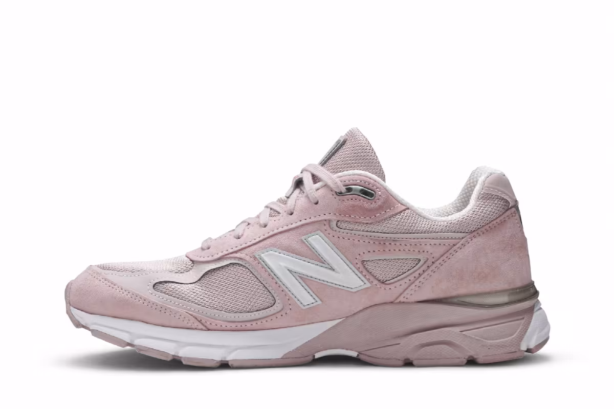 New Balance 990v4 Made In USA Pink Ribbon, view 4