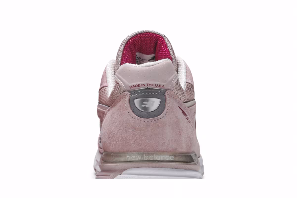 New Balance 990v4 Made In USA Pink Ribbon, view 8