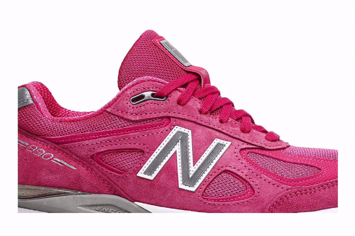 Susan G. Komen x New Balance 990v4 Pink Ribbon, view 3