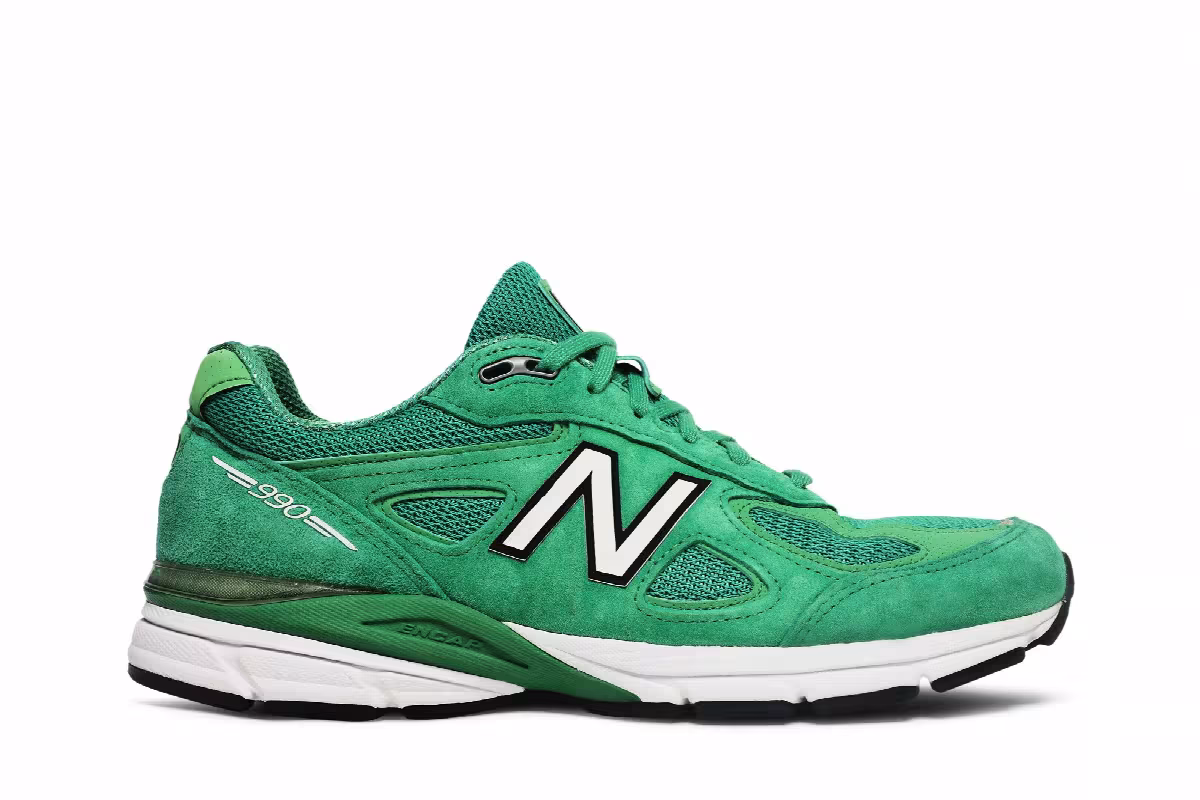 New Balance 990v4 Made in USA New Green, view 2
