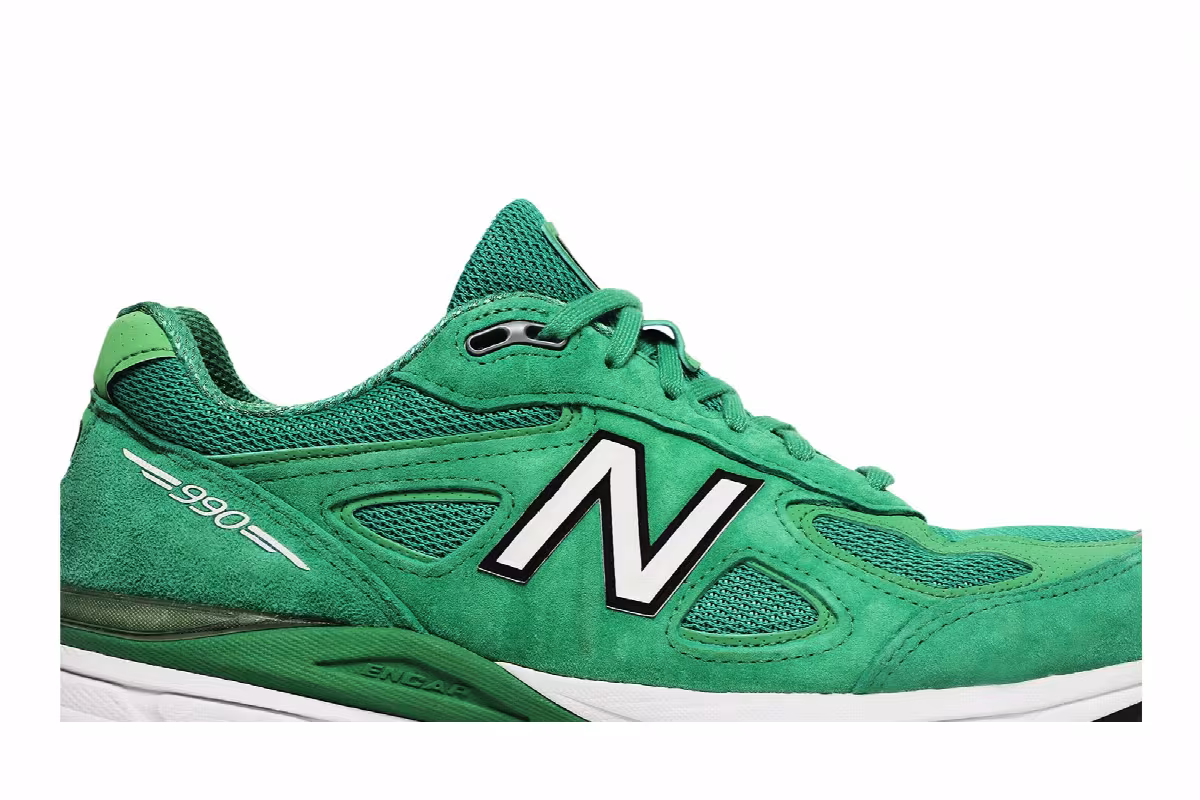 New Balance 990v4 Made in USA New Green, view 3