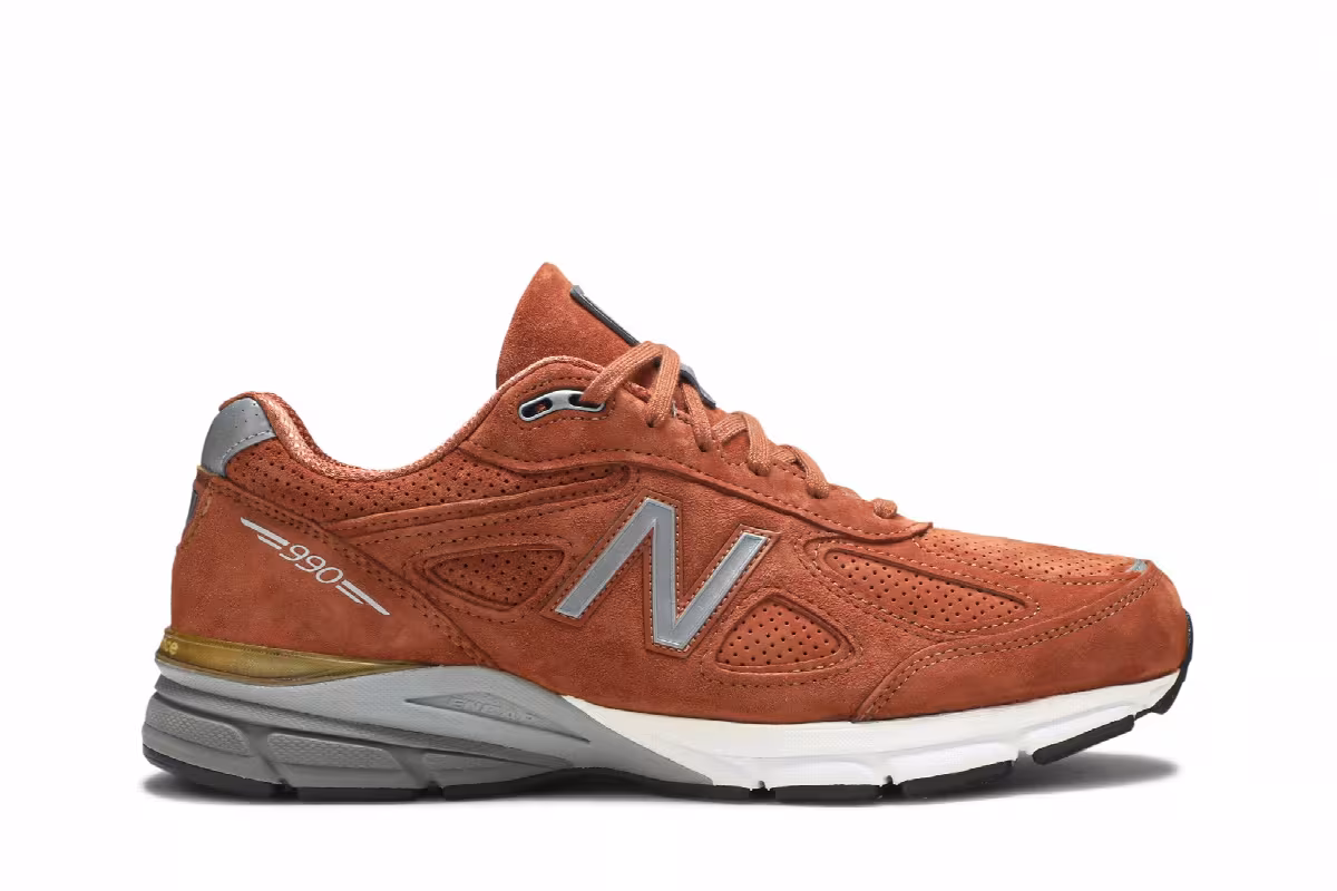 New Balance 990v4 Made in USA Burnt Orange, view 2