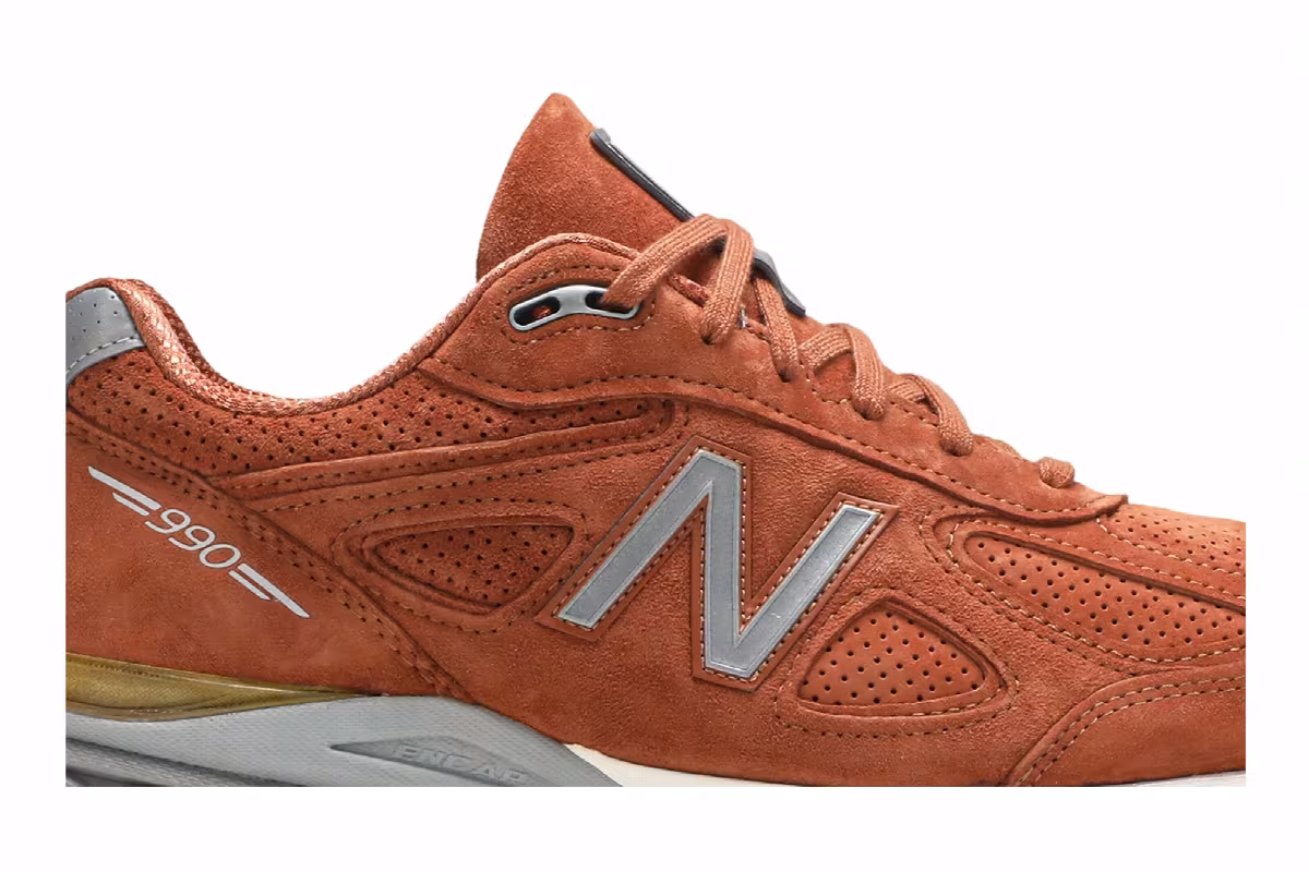 New Balance 990v4 Made in USA Burnt Orange, view 3