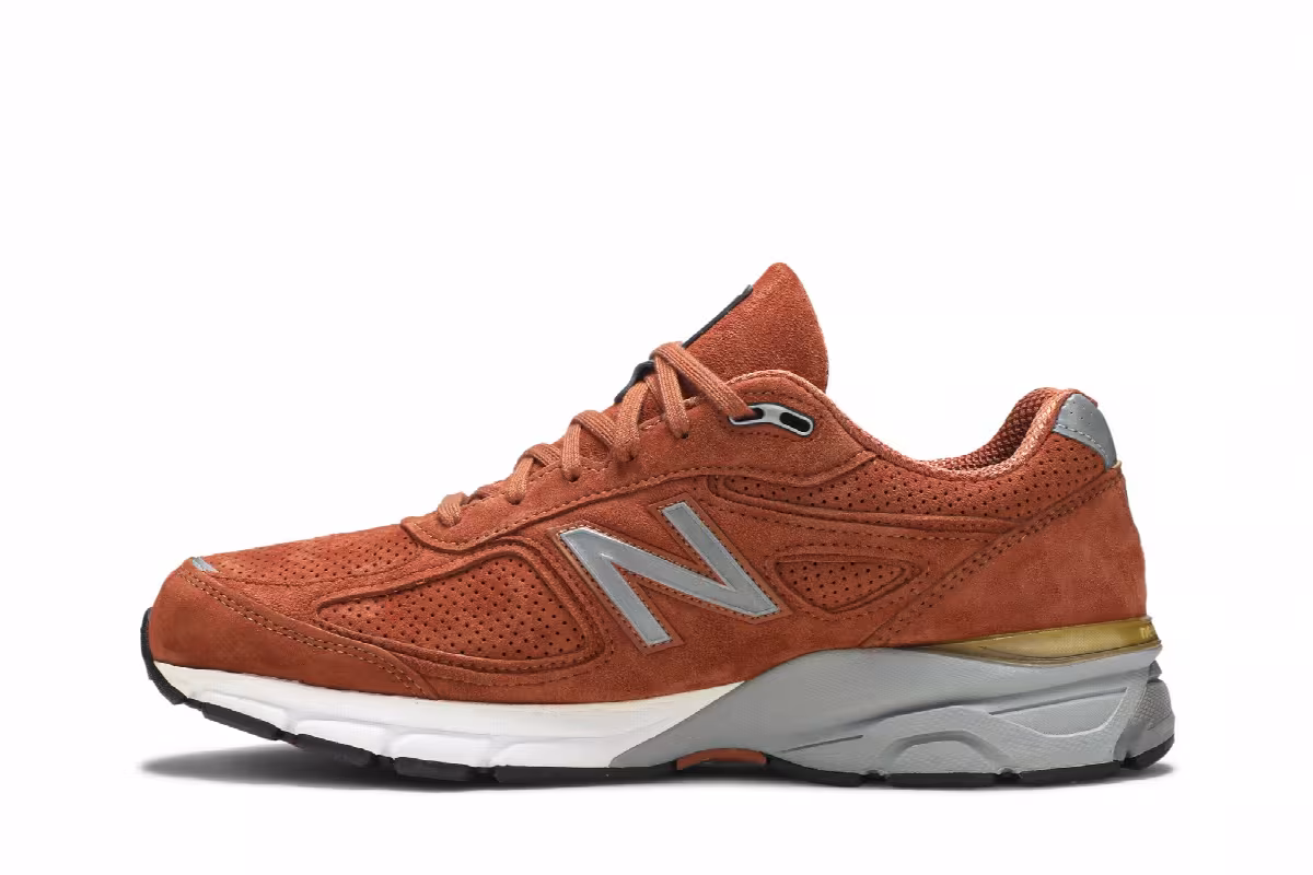 New Balance 990v4 Made in USA Burnt Orange, view 4