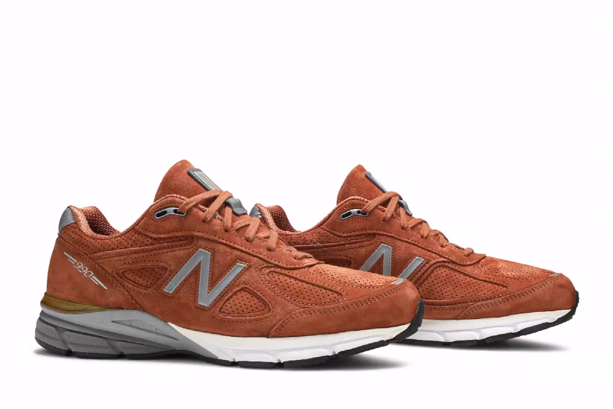 New Balance 990v4 Made in USA Burnt Orange, view 9