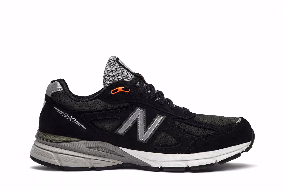 New Balance 990v4 Made in USA Black, view 2