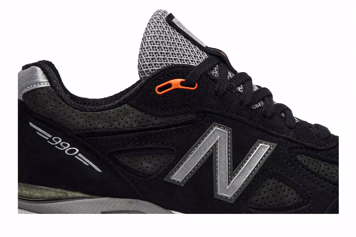 New Balance 990v4 Made in USA Black, view 3