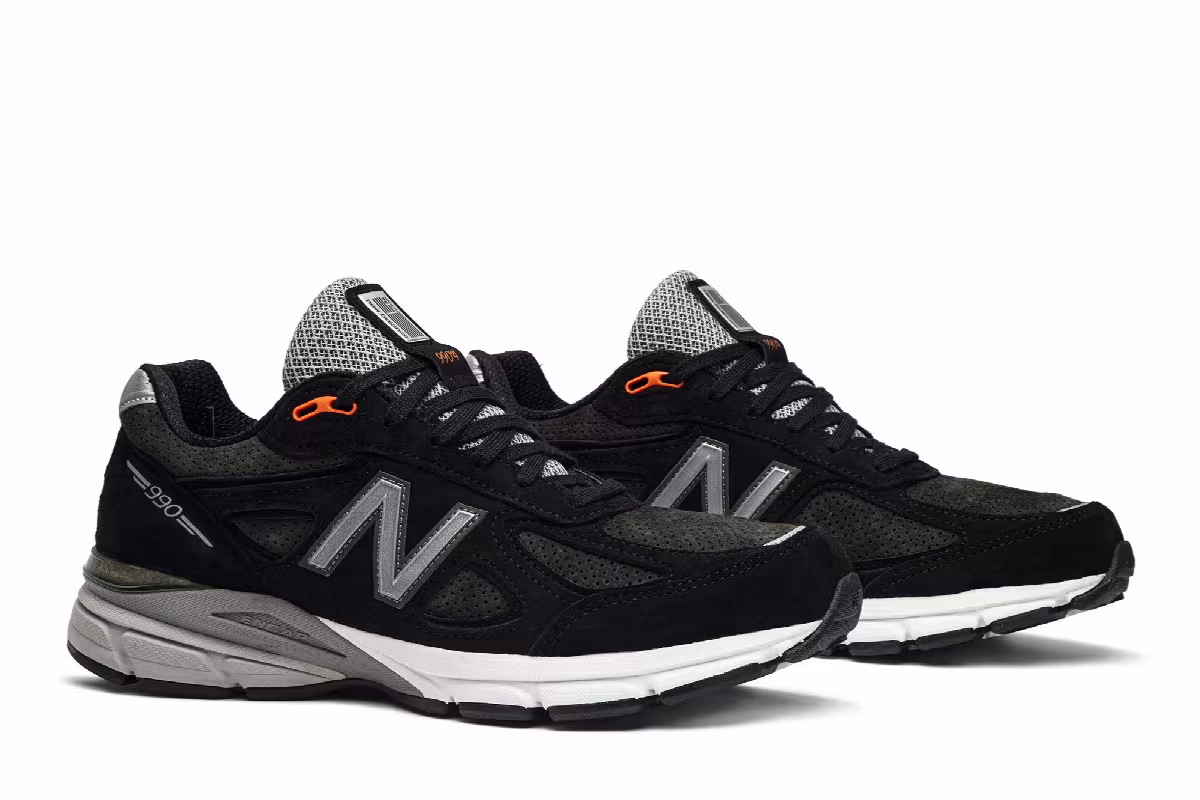 New Balance 990v4 Made in USA Black, view 9