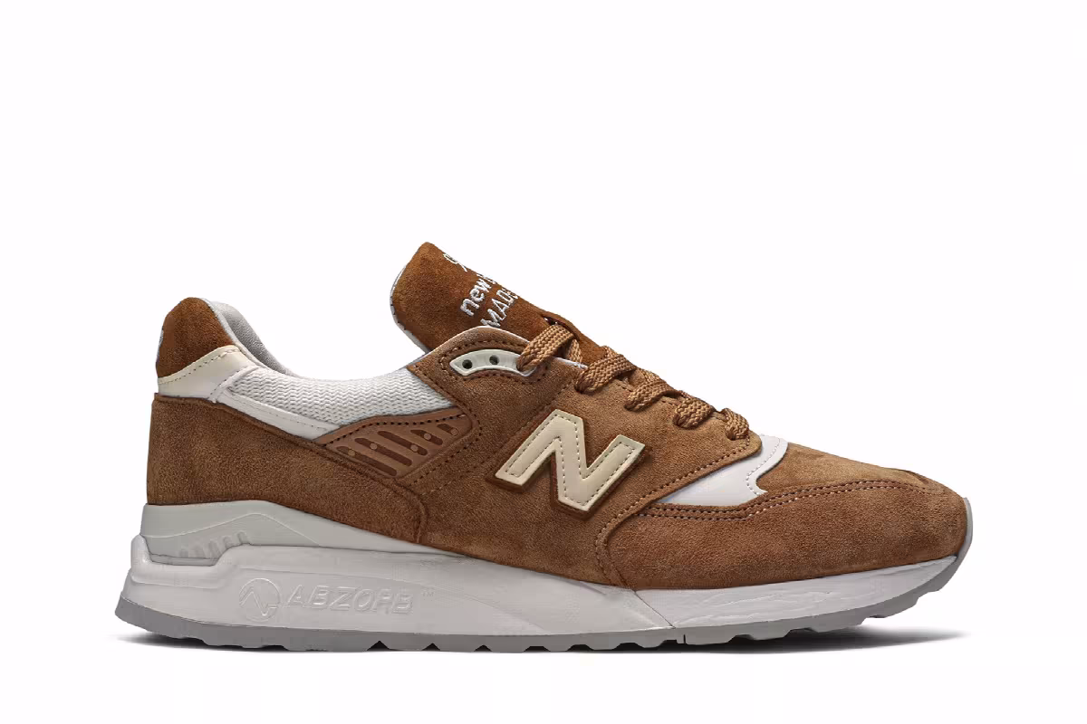 New Balance 998 Made in USA Curry, view 2