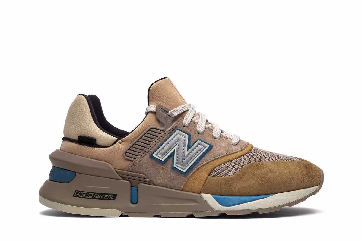 Kith x nonnative x New Balance 997S Dune, view 2