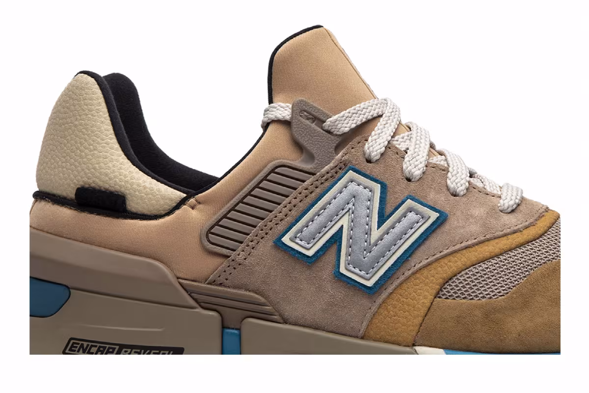 Kith x nonnative x New Balance 997S Dune, view 3
