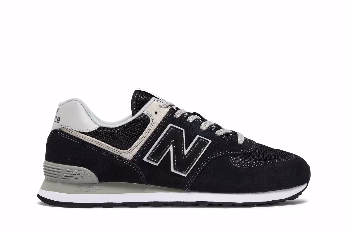 New Balance 574 Classic Black, view 2