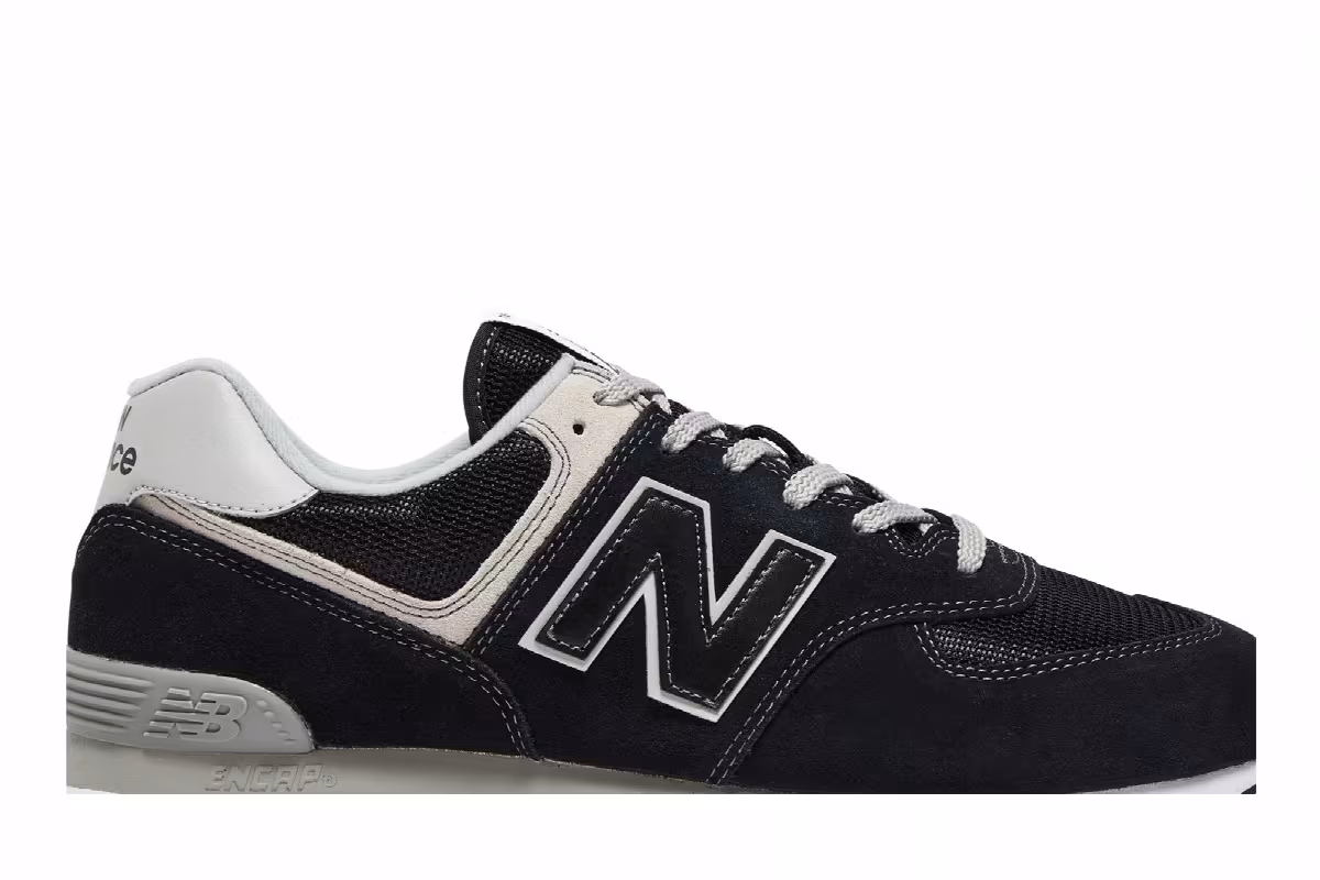 New Balance 574 Classic Black, view 3