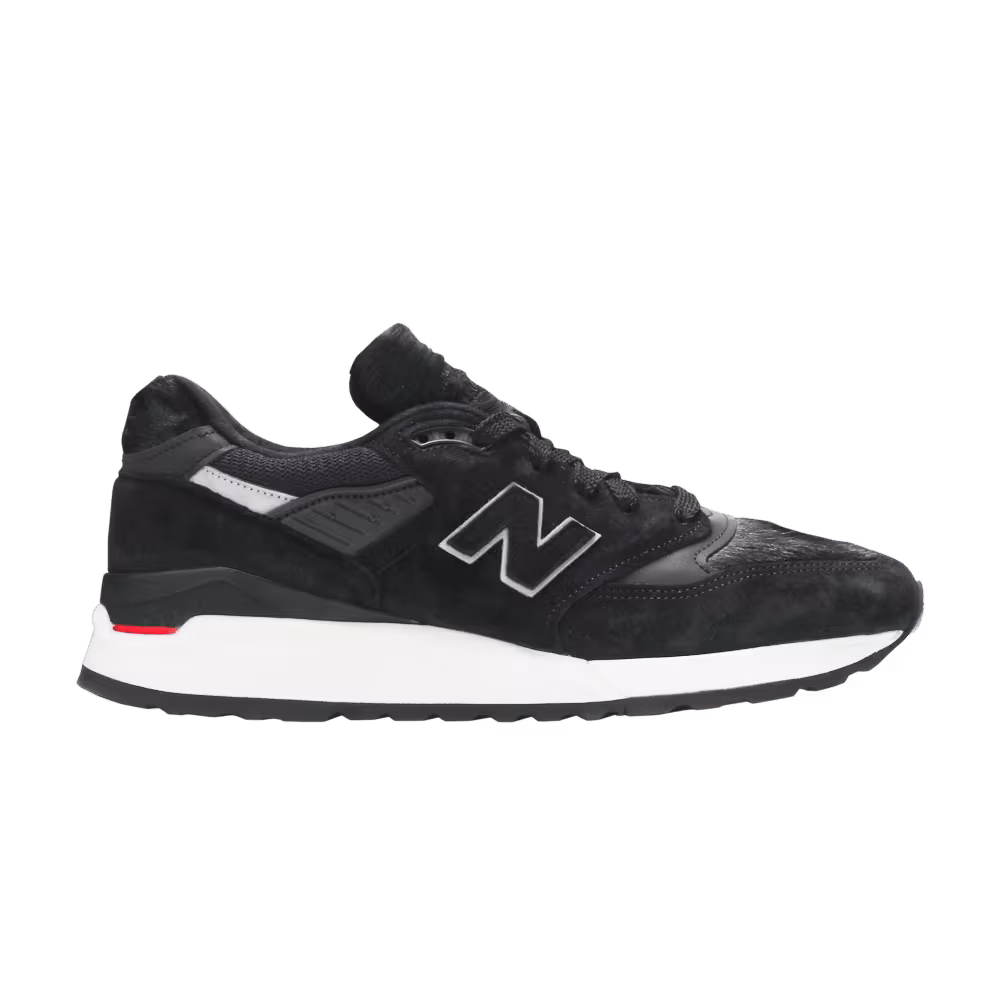 New Balance 998 Made in USA Black Pony Hair