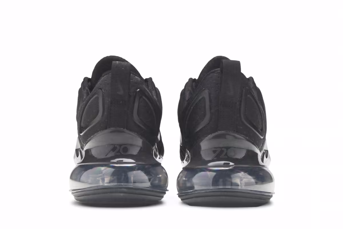 Nike Women's Air Max 720 Black Jersey Mesh, view 7