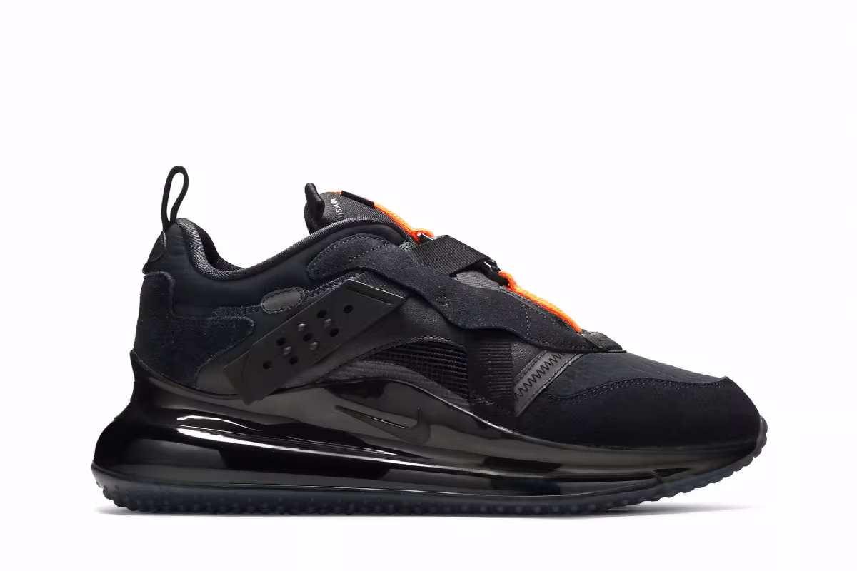 Odell Beckham Jr x Nike Air Max 720 Slip Black, view 2