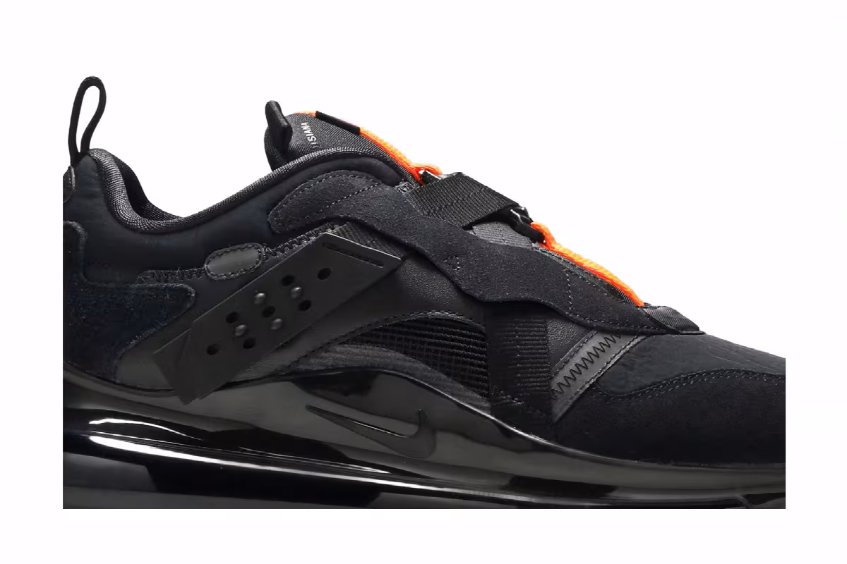 Odell Beckham Jr x Nike Air Max 720 Slip Black, view 3
