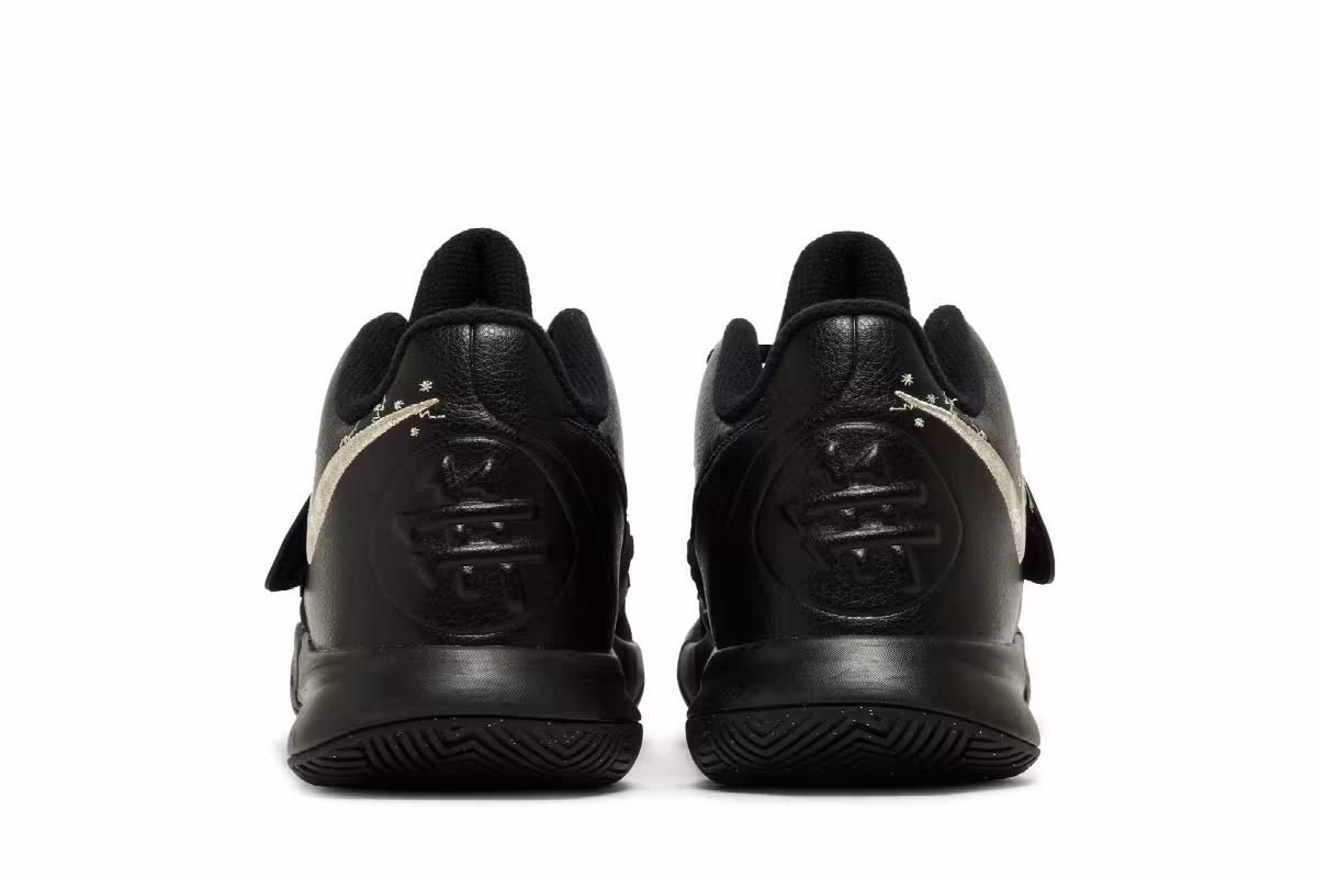 Nike Kyrie Flytrap 3 Black Metallic Gold, view 7