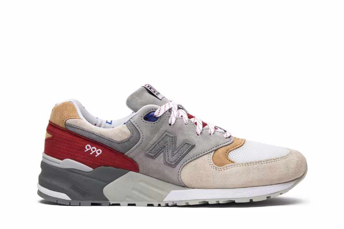 Concepts x New Balance 999 Made in USA Hyannis Red, view 2