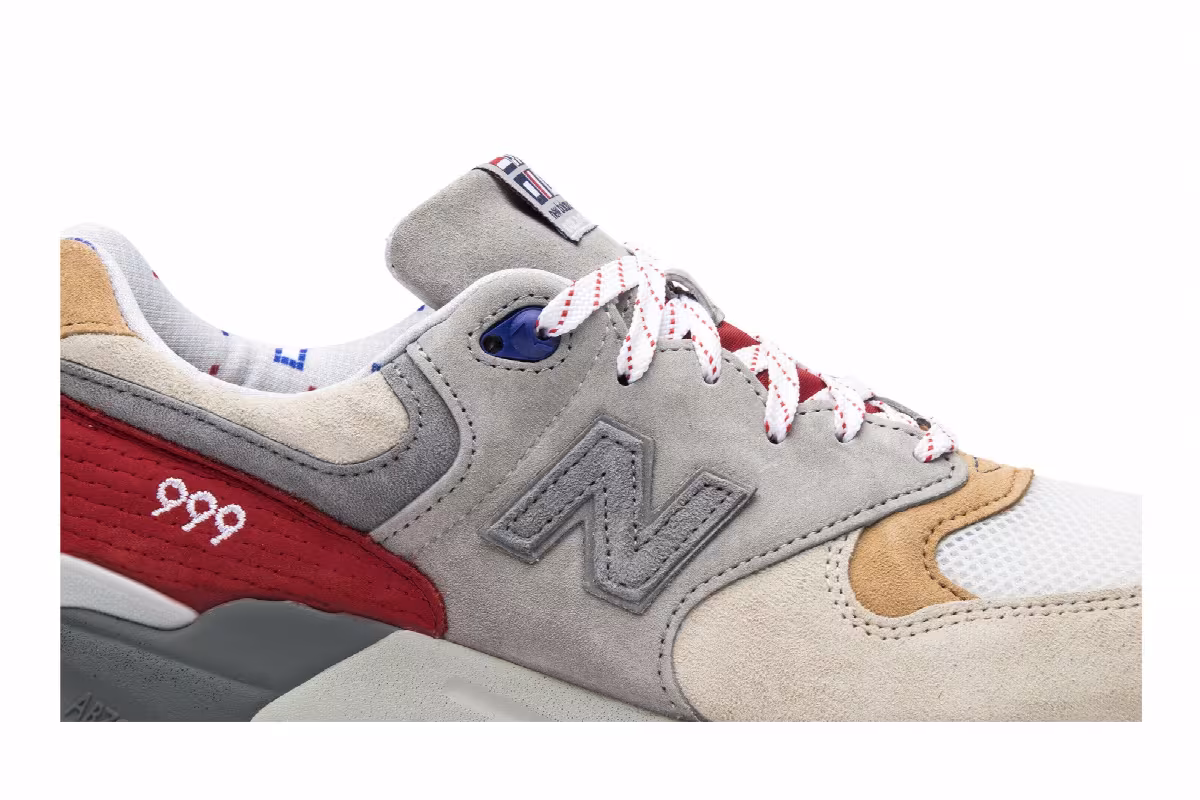 Concepts x New Balance 999 Made in USA Hyannis Red, view 3