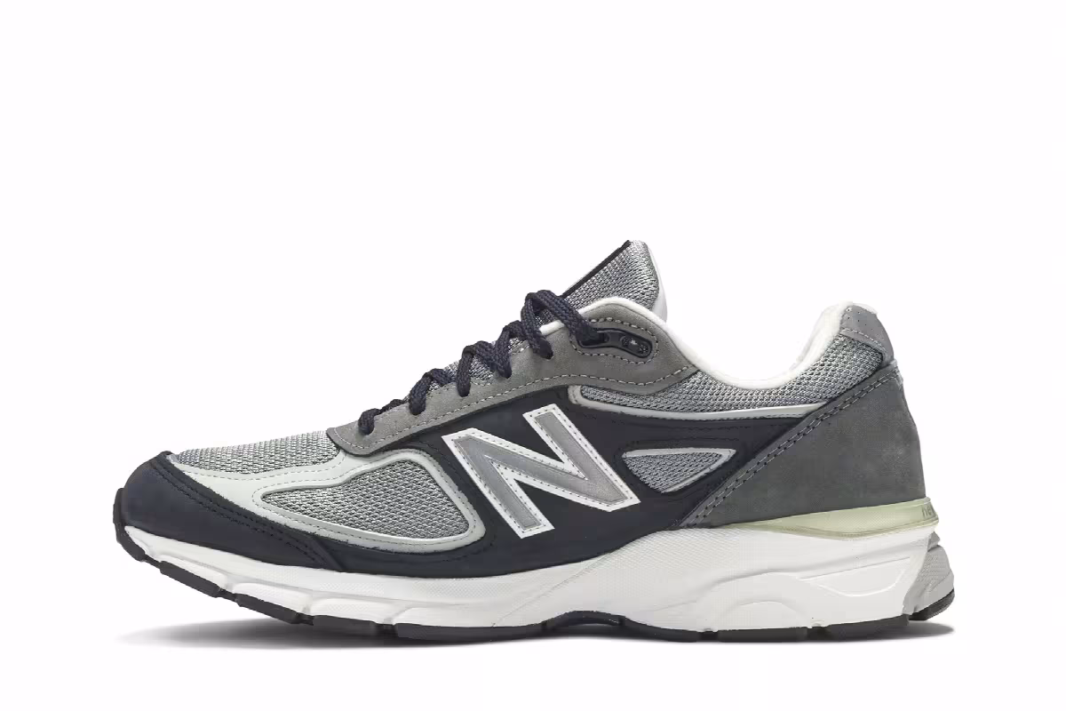 New Balance 990v4 Made In USA Silver Mink, view 4