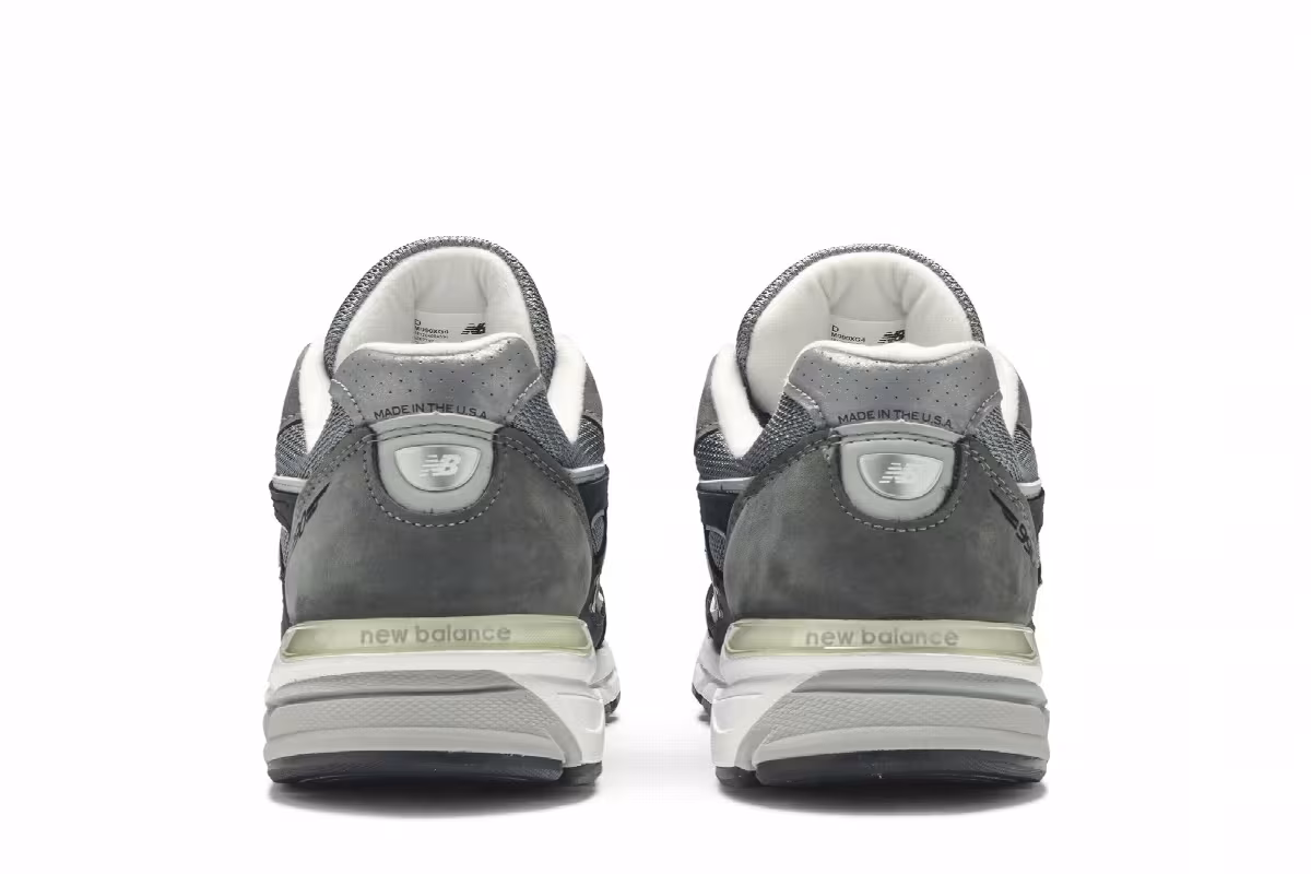 New Balance 990v4 Made In USA Silver Mink, view 7