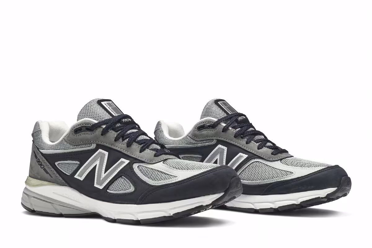 New Balance 990v4 Made In USA Silver Mink, view 9