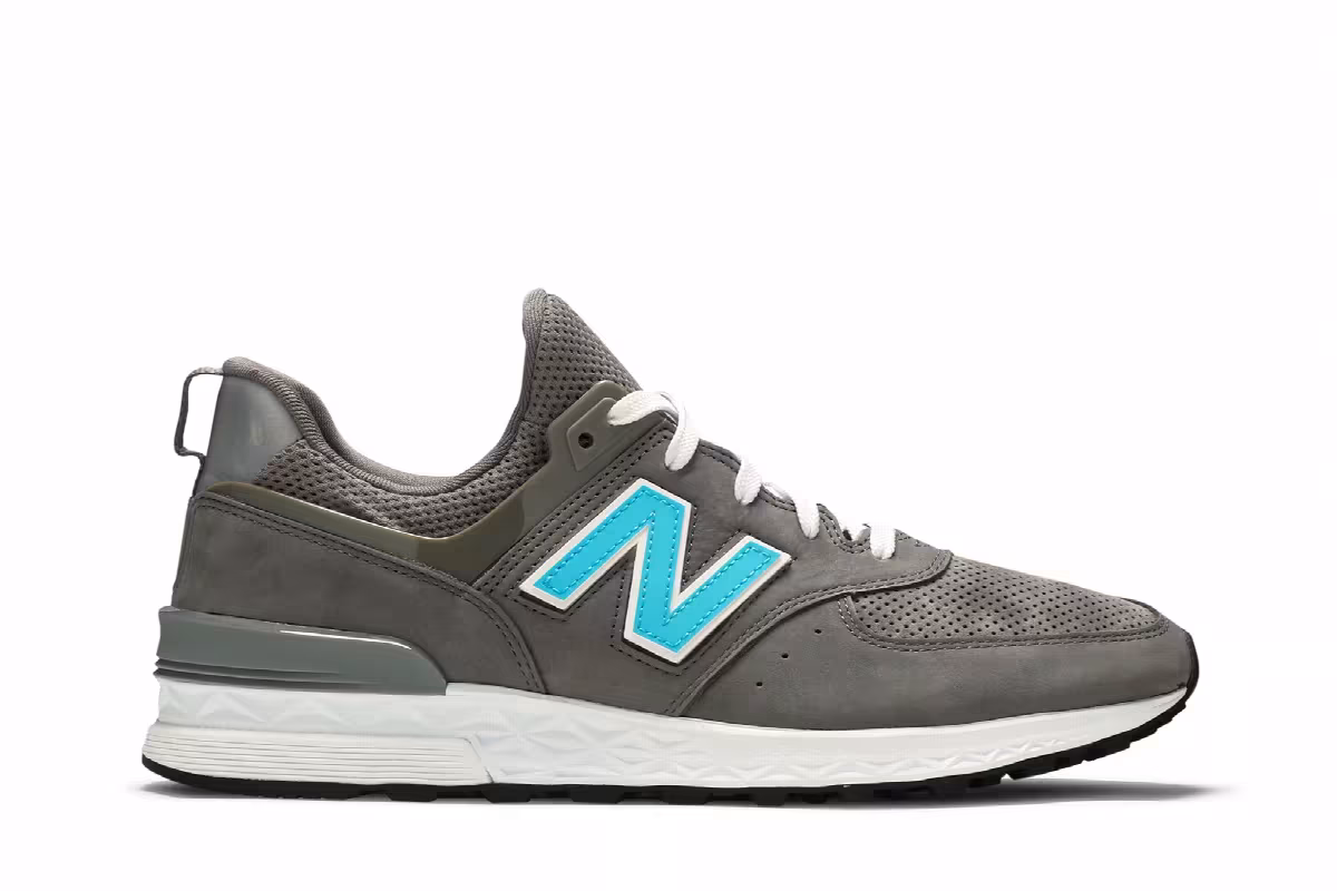 Ronnie Fieg x Dover Street Market x New Balance 574 Sport Grey Special Box, view 2