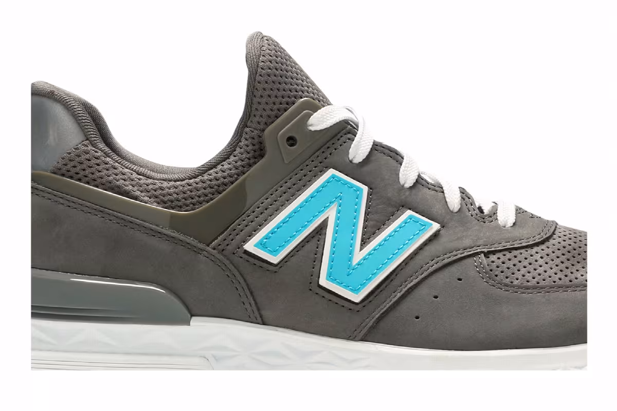 Ronnie Fieg x Dover Street Market x New Balance 574 Sport Grey Special Box, view 3