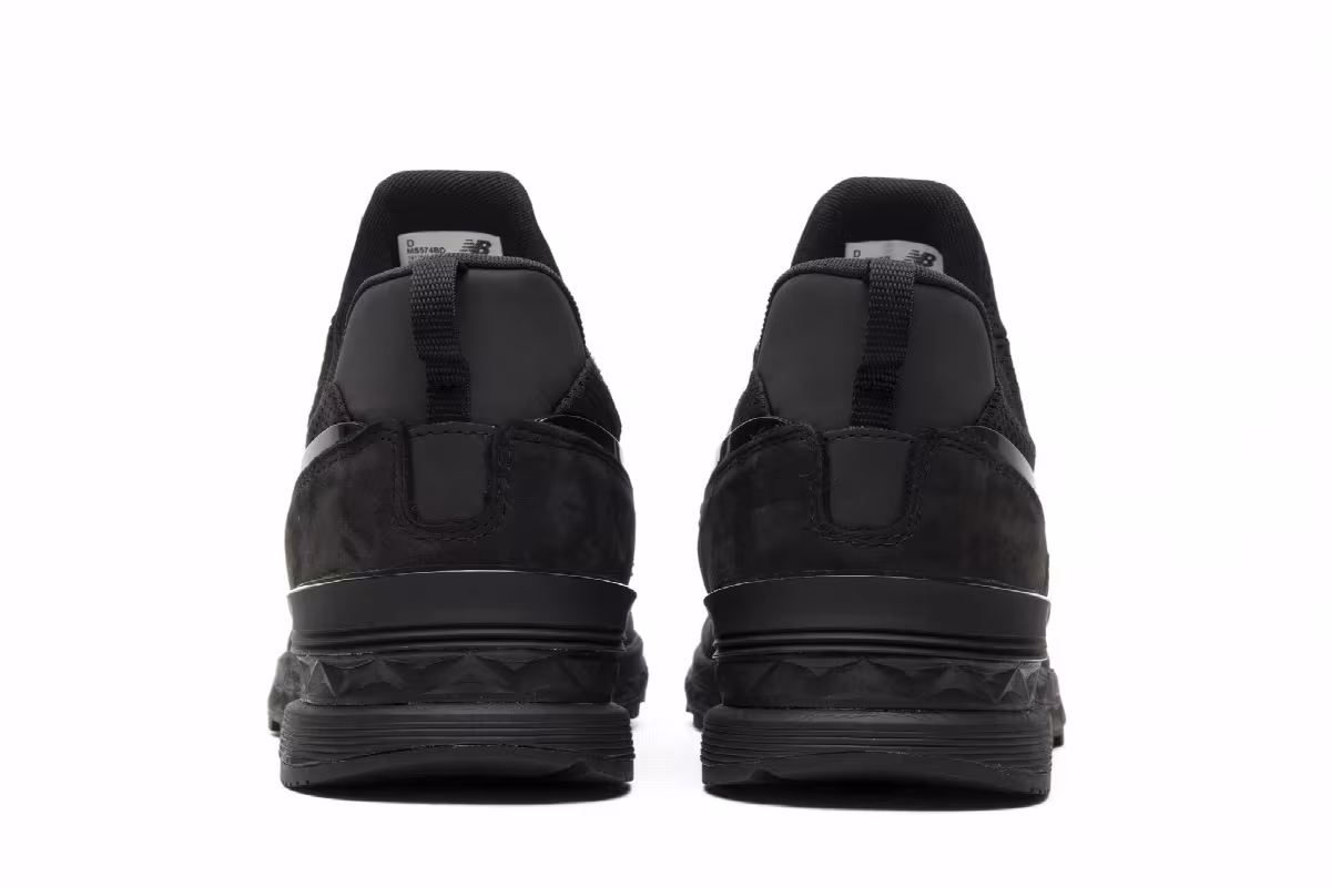 Ronnie Fieg x Dover Street Market x New Balance 574 Sport Triple Black Special Box, view 7