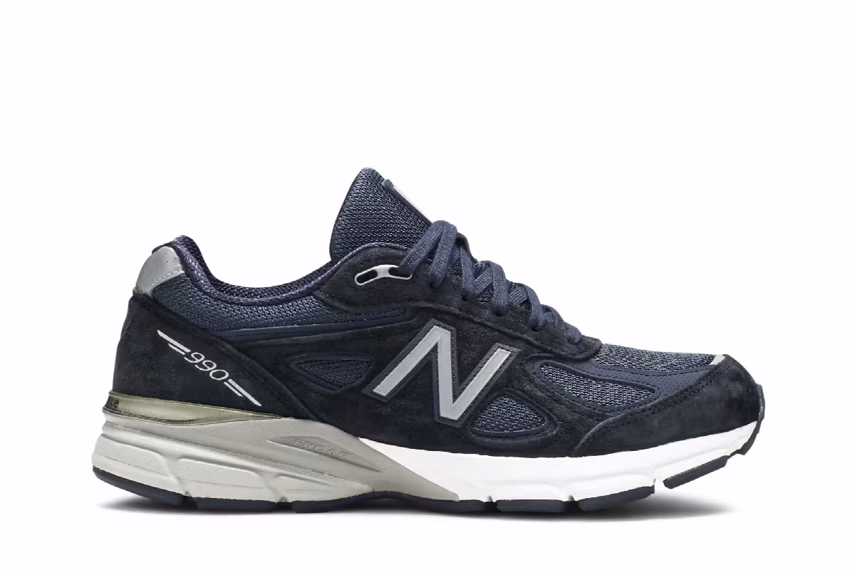 New Balance 990v4 Made In USA Navy White 2016, view 2