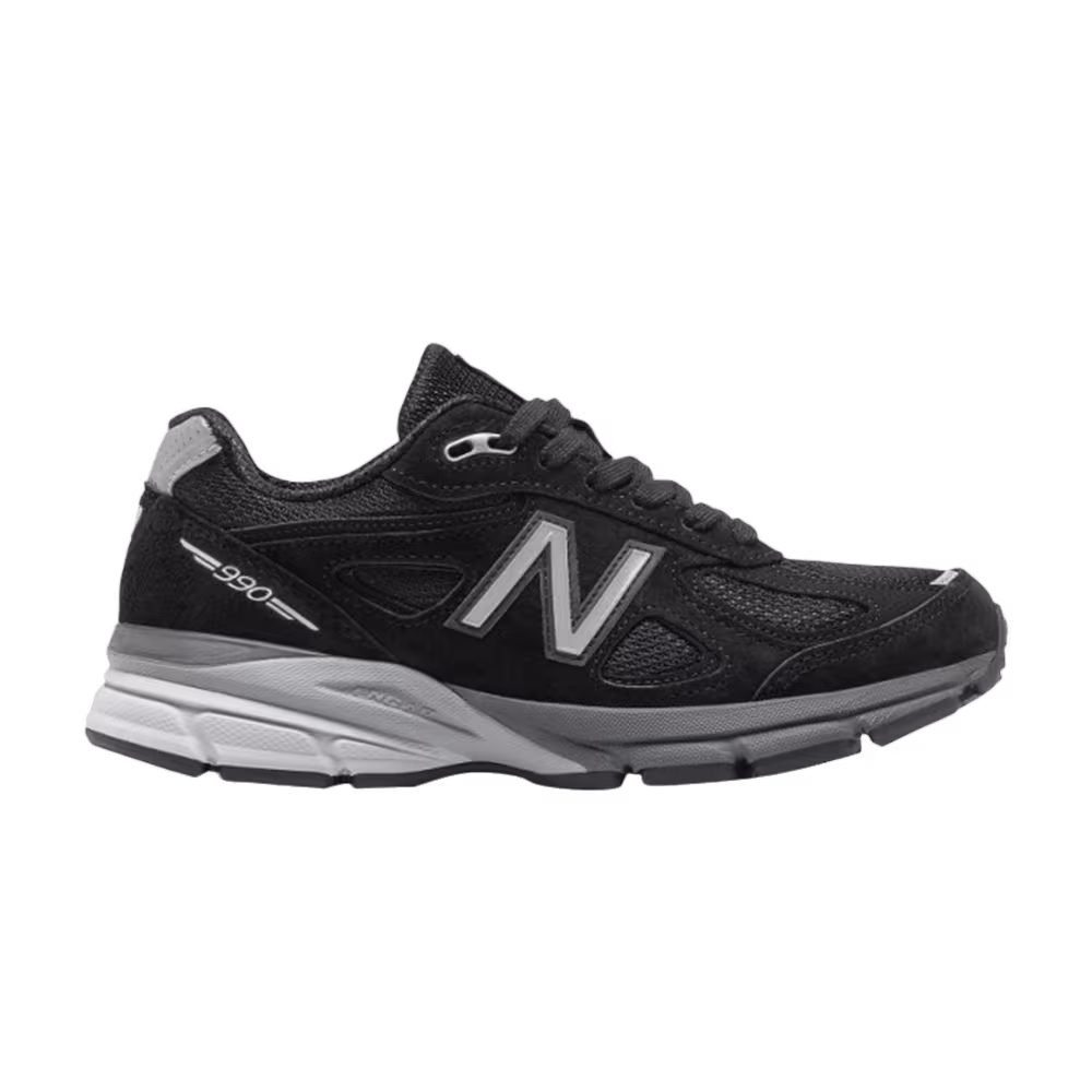 New Balance Women's 990v4 Made In USA Black Silver 2016