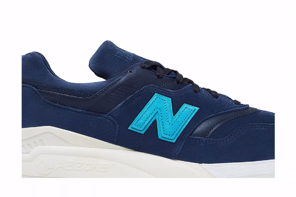 Ronnie Fieg x New Balance Mykonos 997.5 Navy Teal, view 3