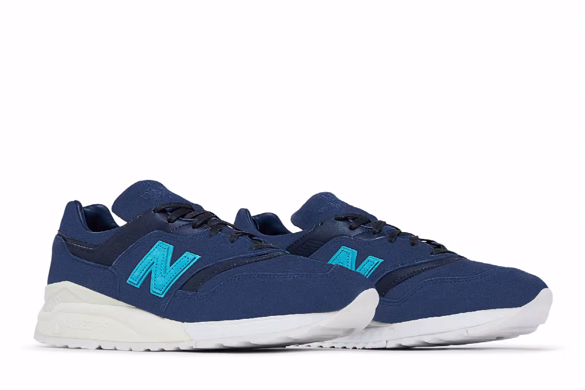 Ronnie Fieg x New Balance Mykonos 997.5 Navy Teal, view 9