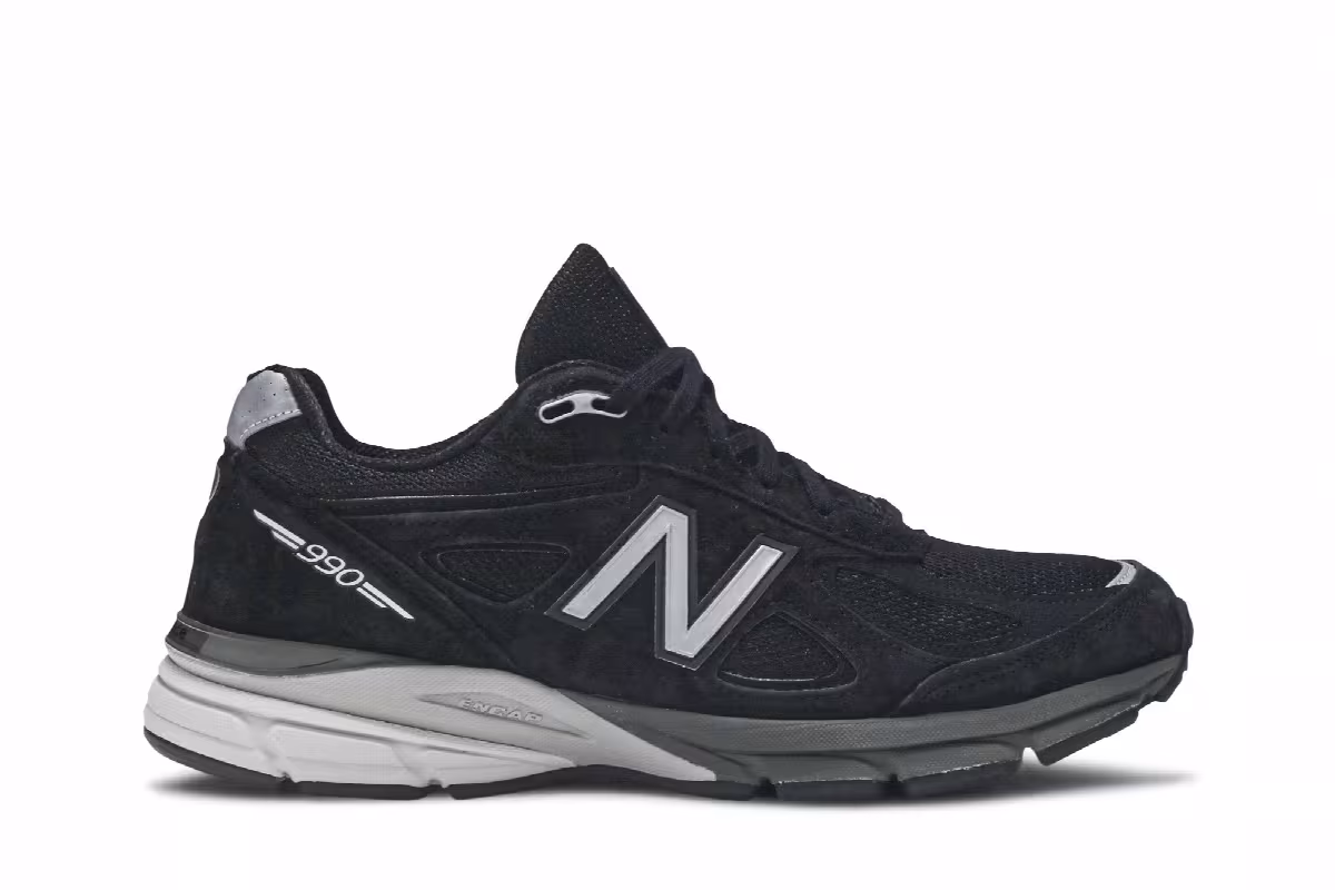 New Balance 990v4 Made in USA Black Silver' 2016, view 2