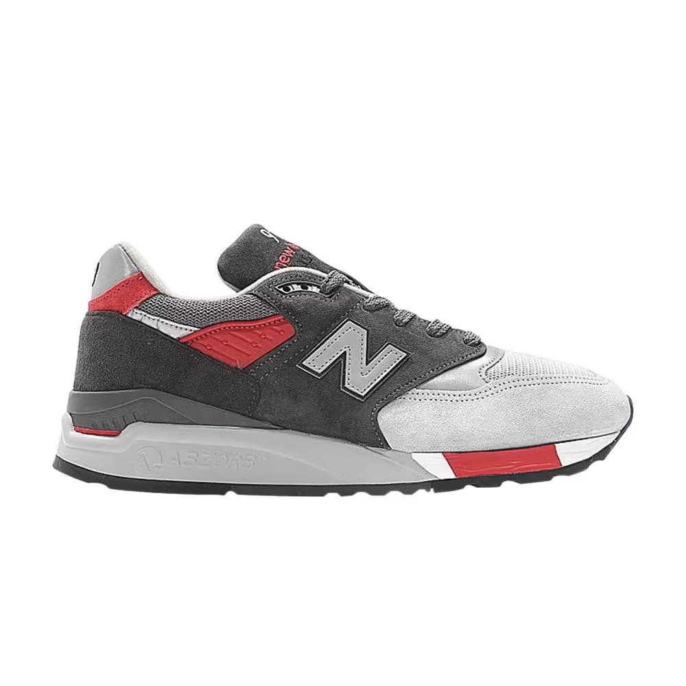 New Balance 998 Made in USA Age of Exploration - Grey Red