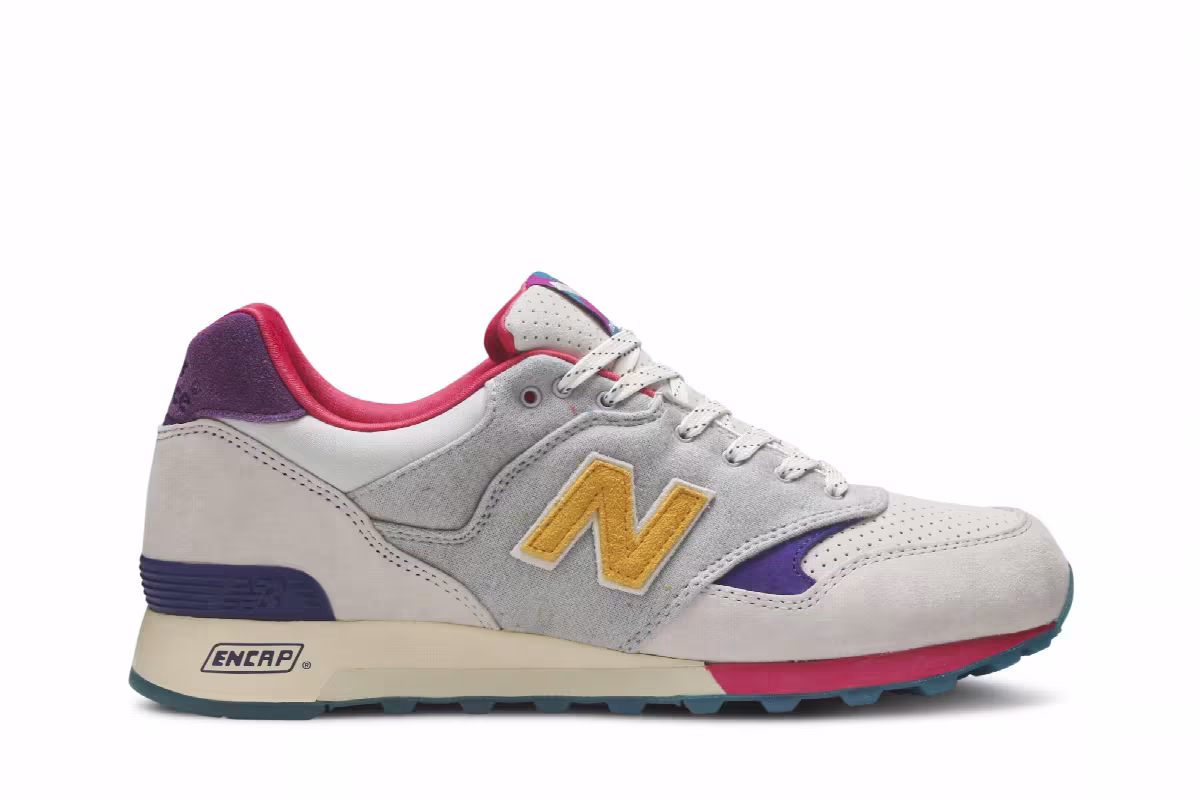 New Balance Bodega x HYPRCAT x 577 Grey Multi, view 2