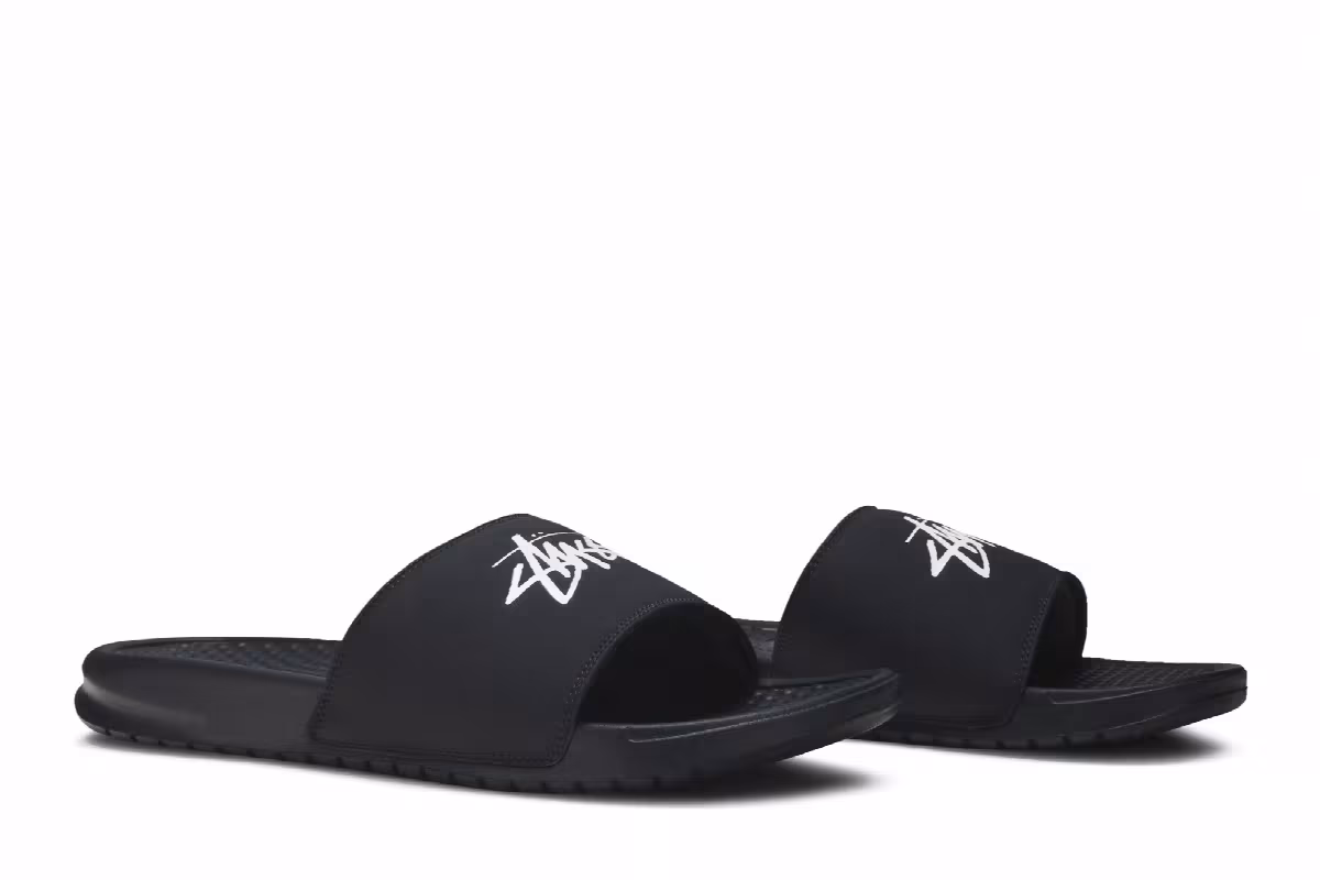 Stussy x Nike Benassi Off Noir, view 9