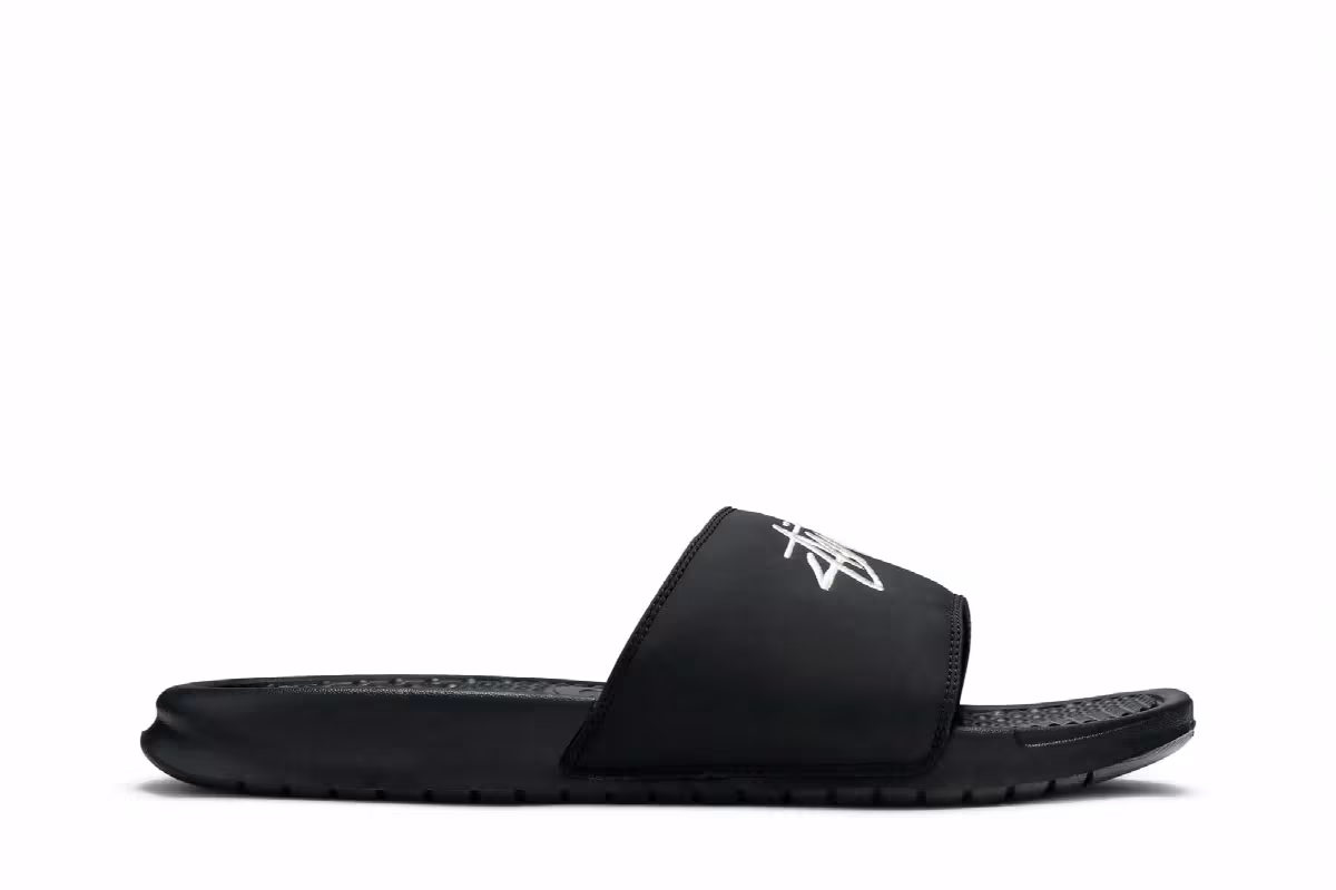 Stussy x Nike Benassi Black Sail, view 2