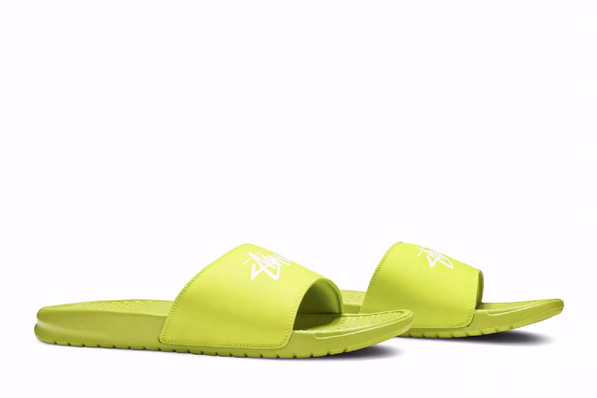 Stussy x Nike Benassi Bright Cactus, view 9