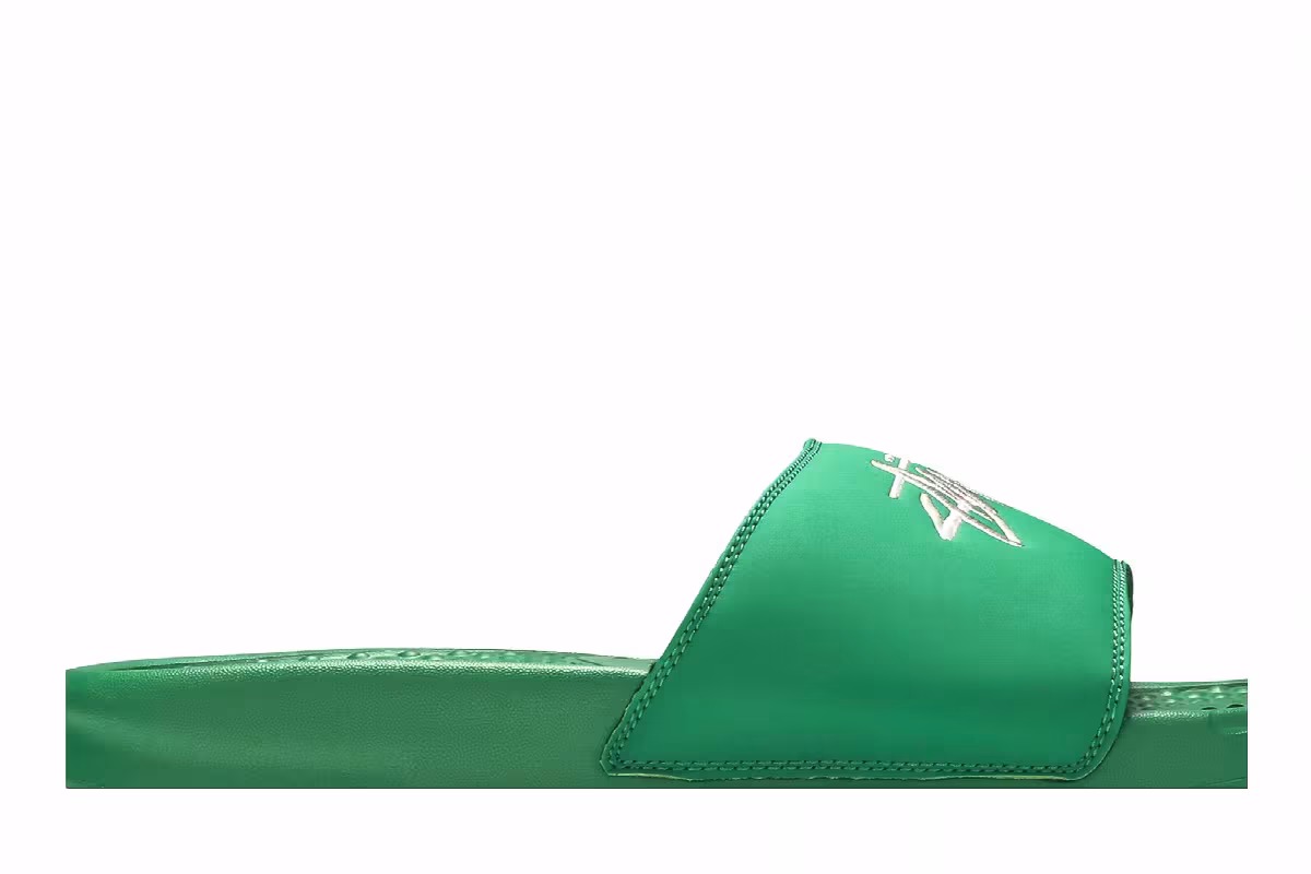 Stussy x Nike Benassi Pine Green, view 3