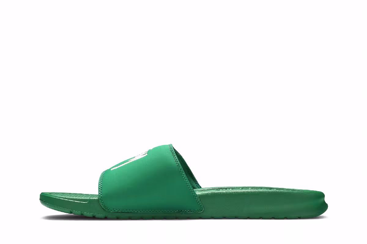 Stussy x Nike Benassi Pine Green, view 4