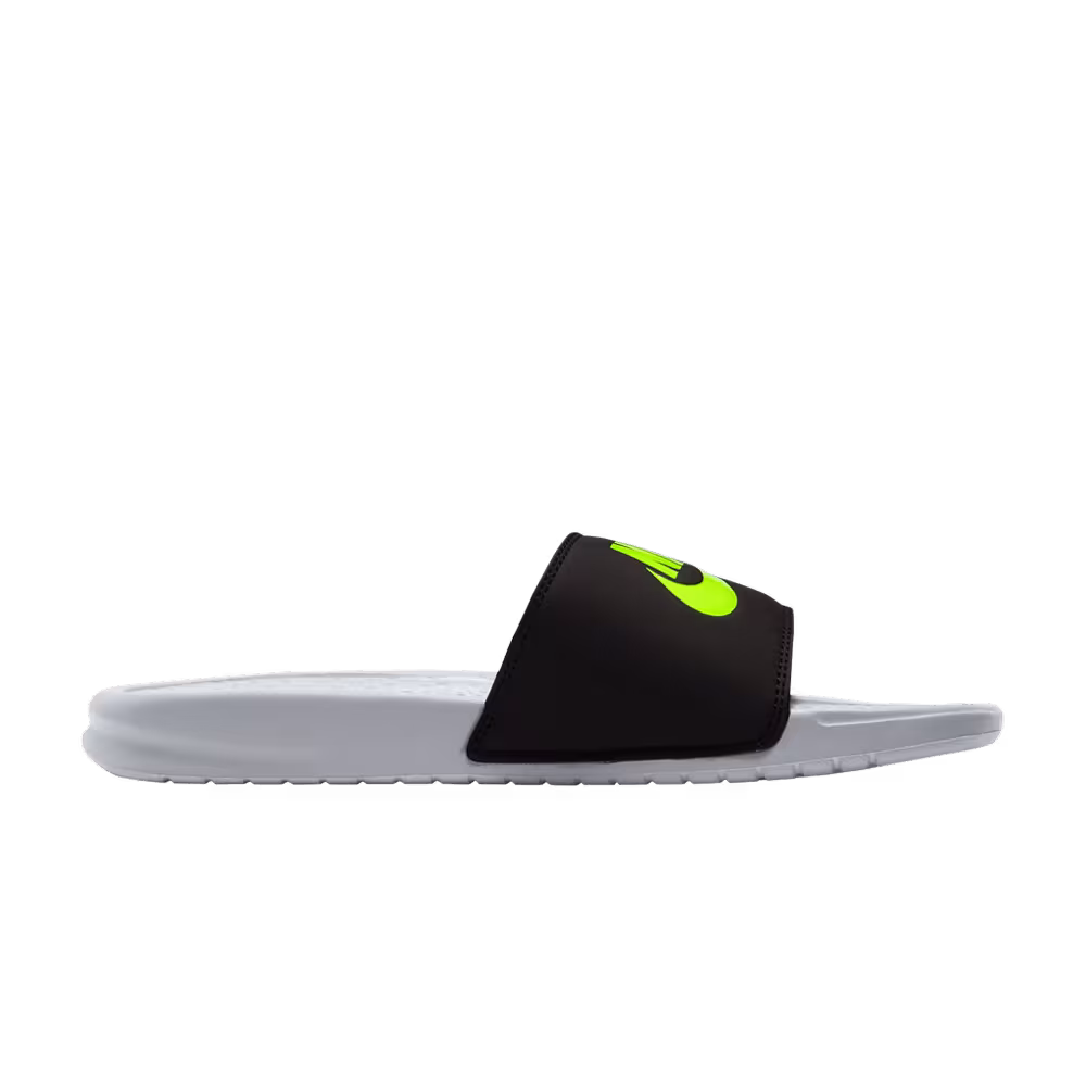 Nike Benassi JDI Slide Wolf Grey Volt