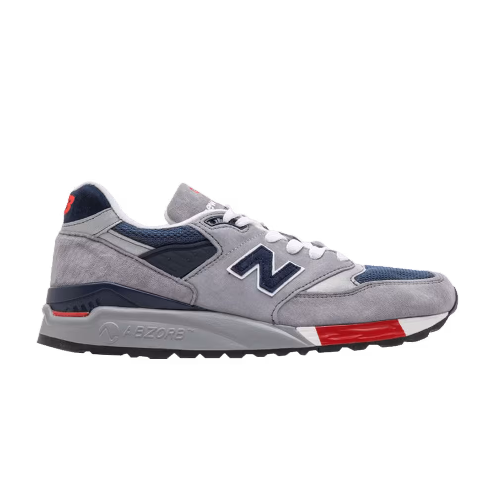 New Balance 998 Made in USA Grey Navy Red