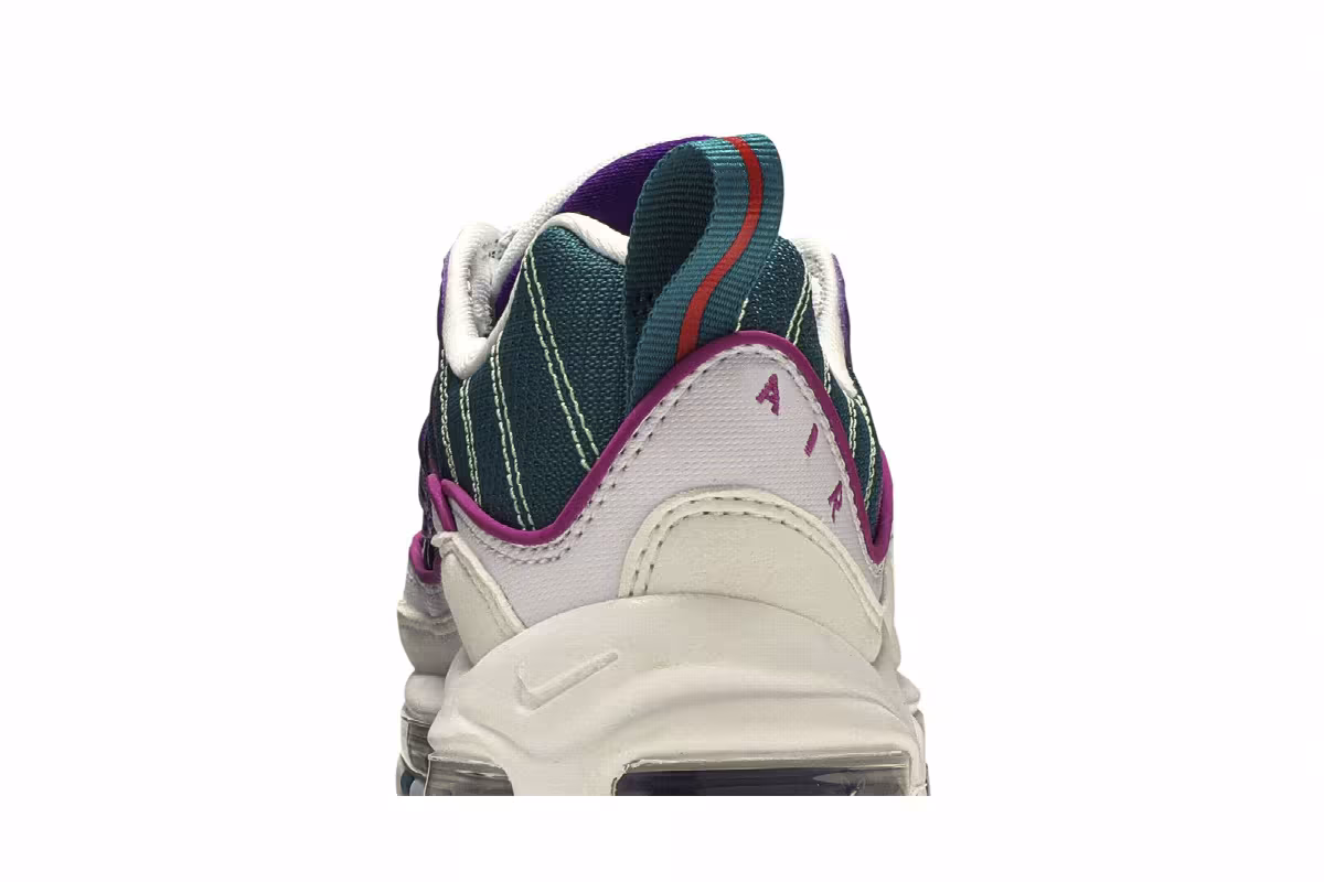 Nike Women's Air Max 98 Teal Purple, view 8
