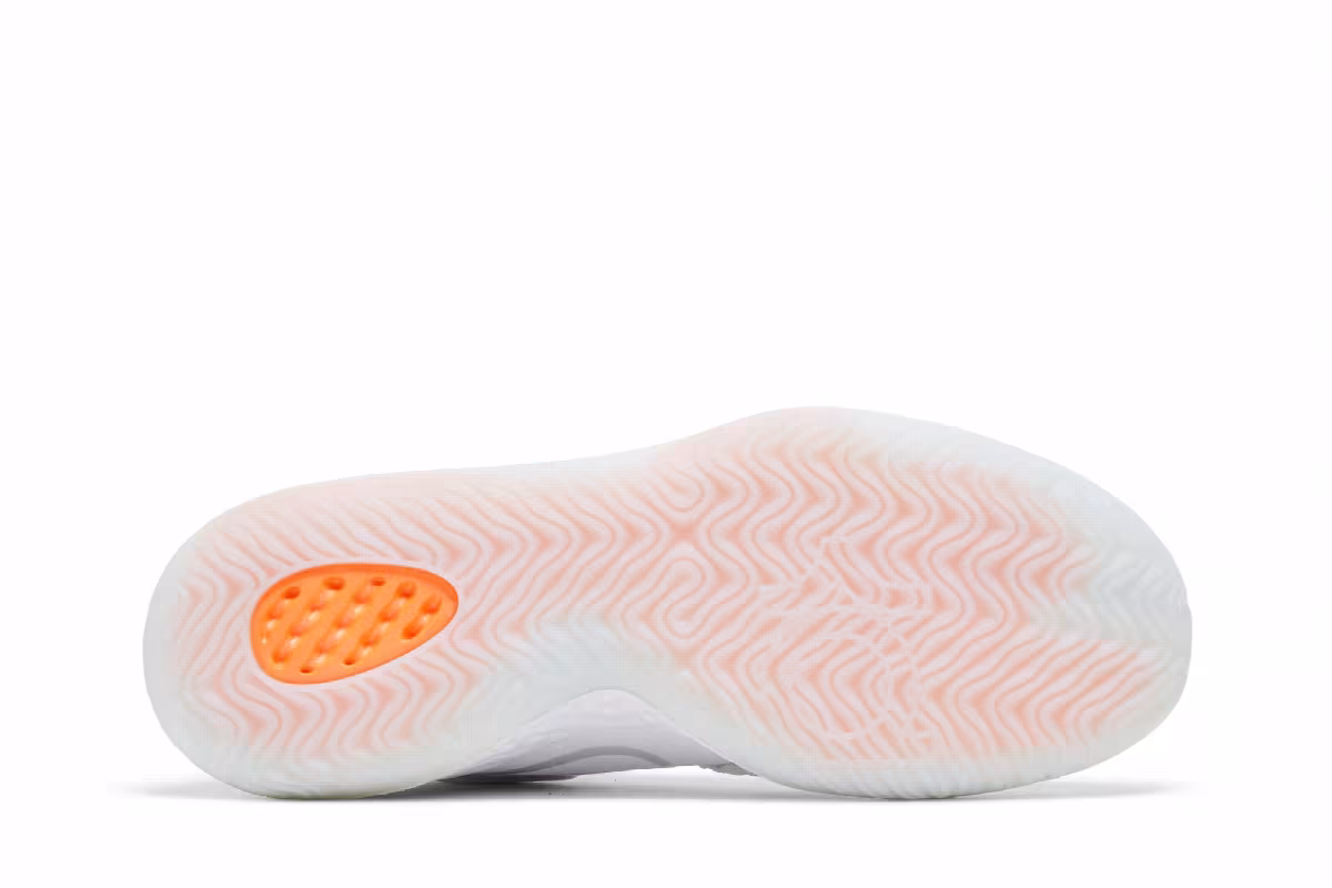 Nike KD Trey 5 VIII EP White Total Orange, view 5
