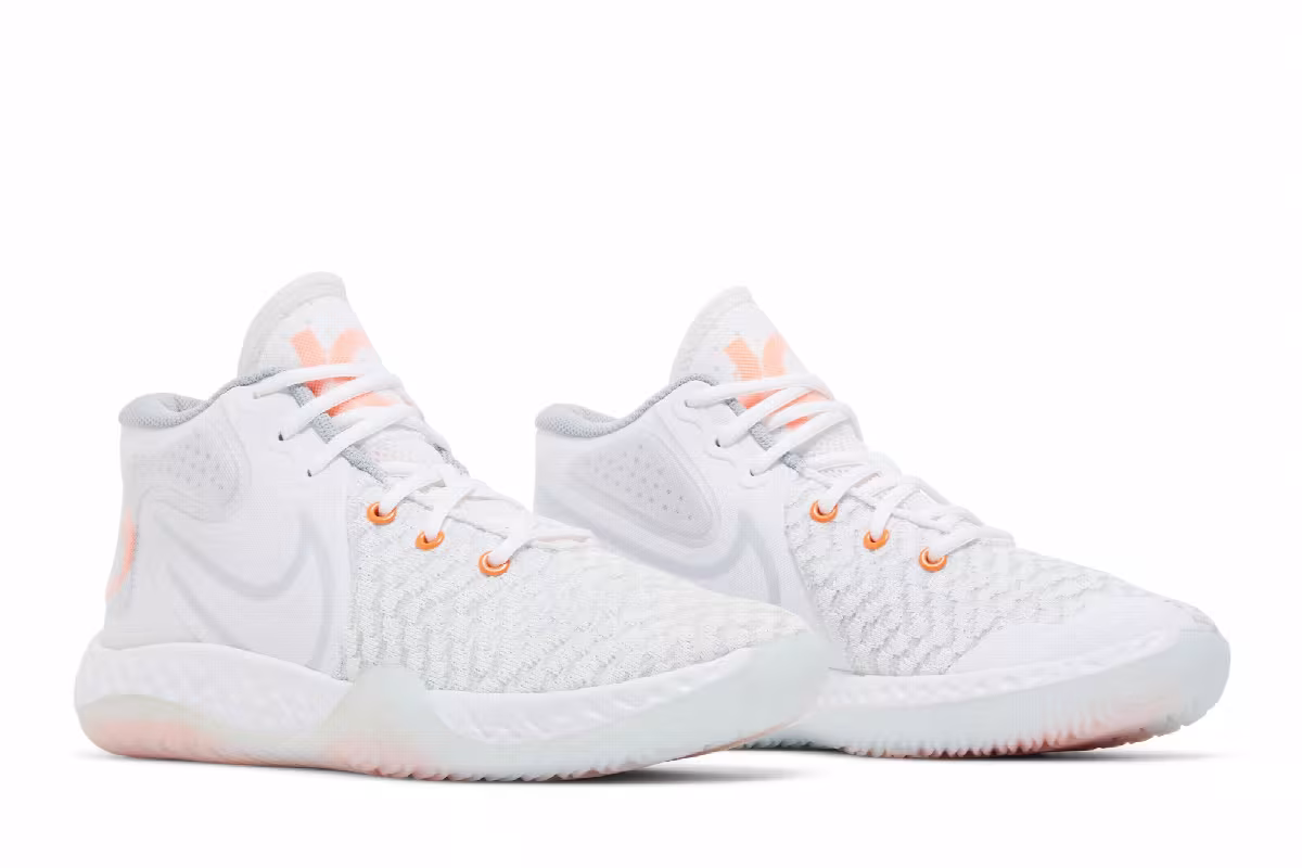 Nike KD Trey 5 VIII EP White Total Orange, view 9