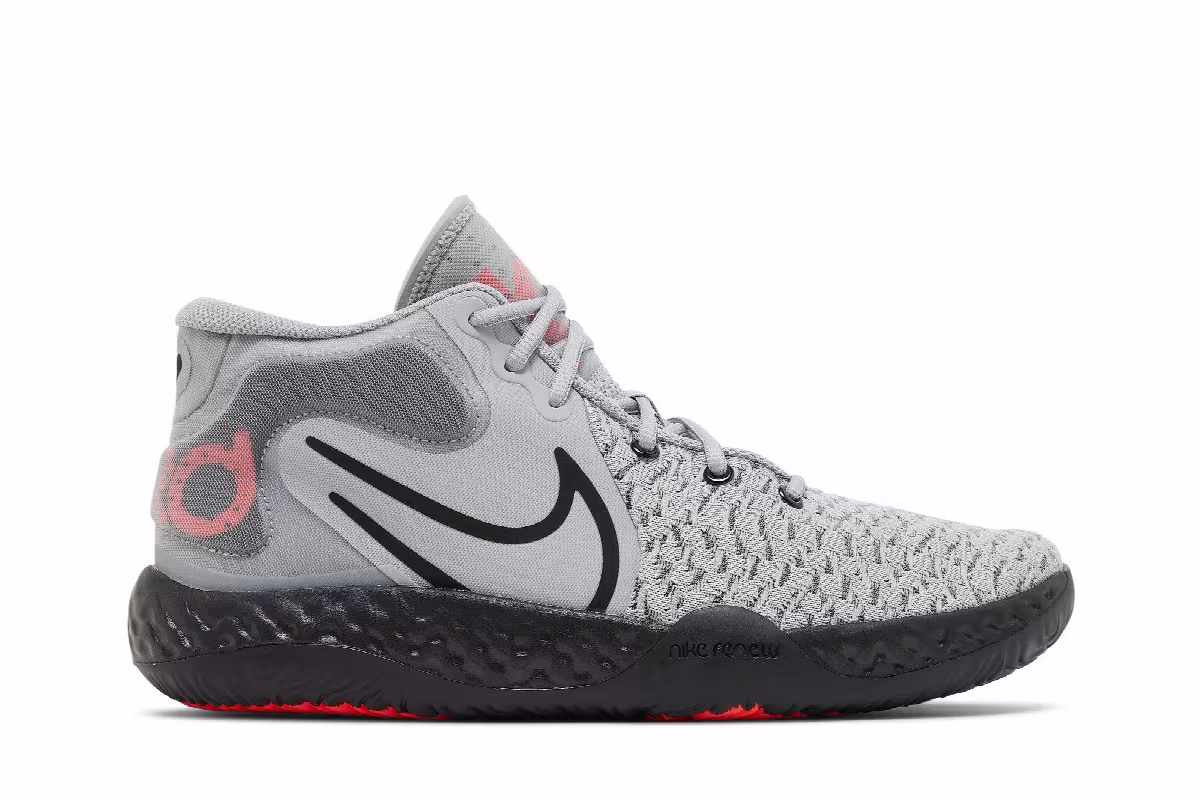 Nike KD Trey 5 VIII Light Smoke Grey Black, view 2